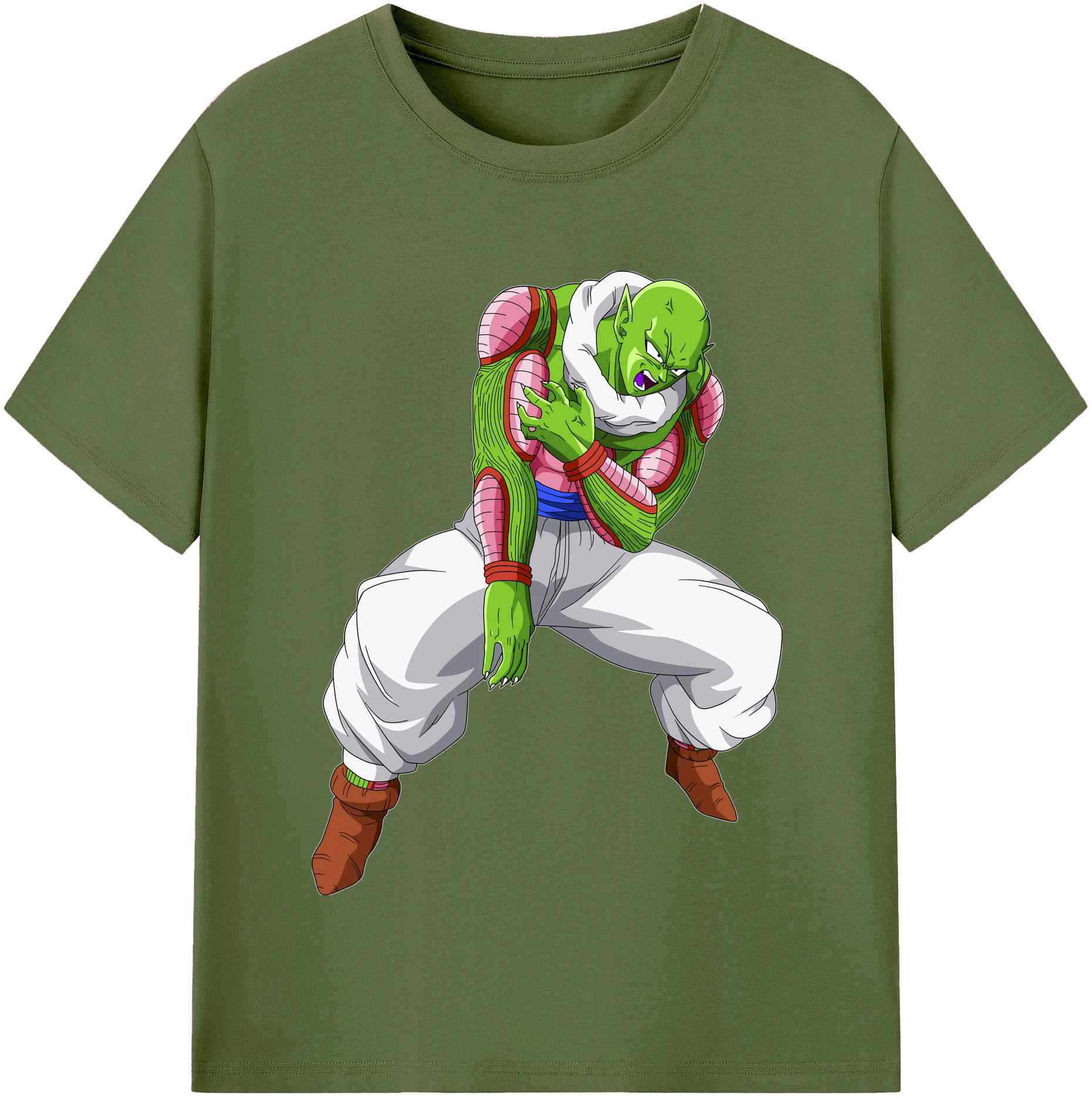 （画像用） ドラゴンボール ピッコロ DRAGON BALL Piccolo 綿100％半袖Tシャツ（フロントプリント）